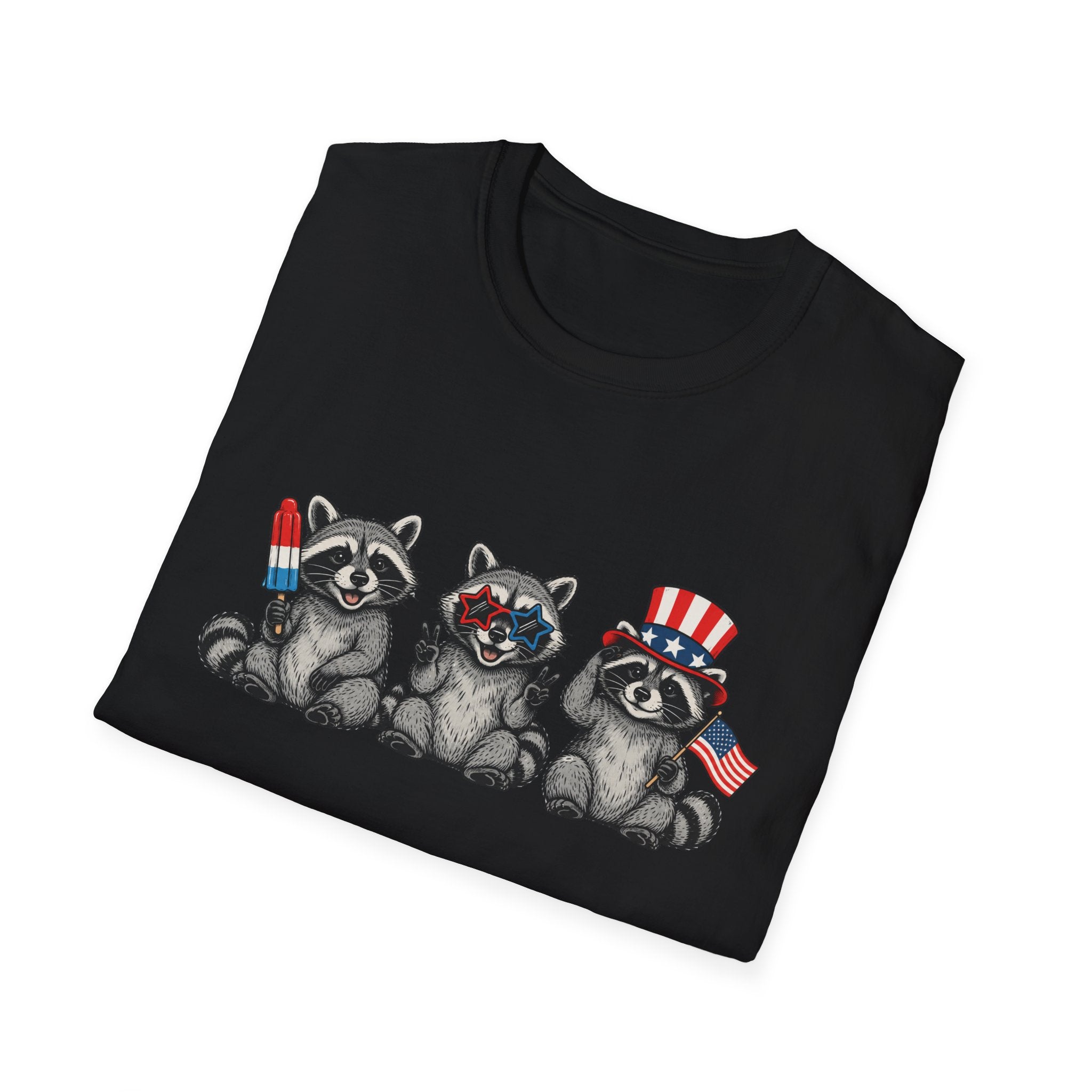 Feral and Free Raccoon Tee
