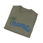Coastal Mama Palm Tree & Wave Tee