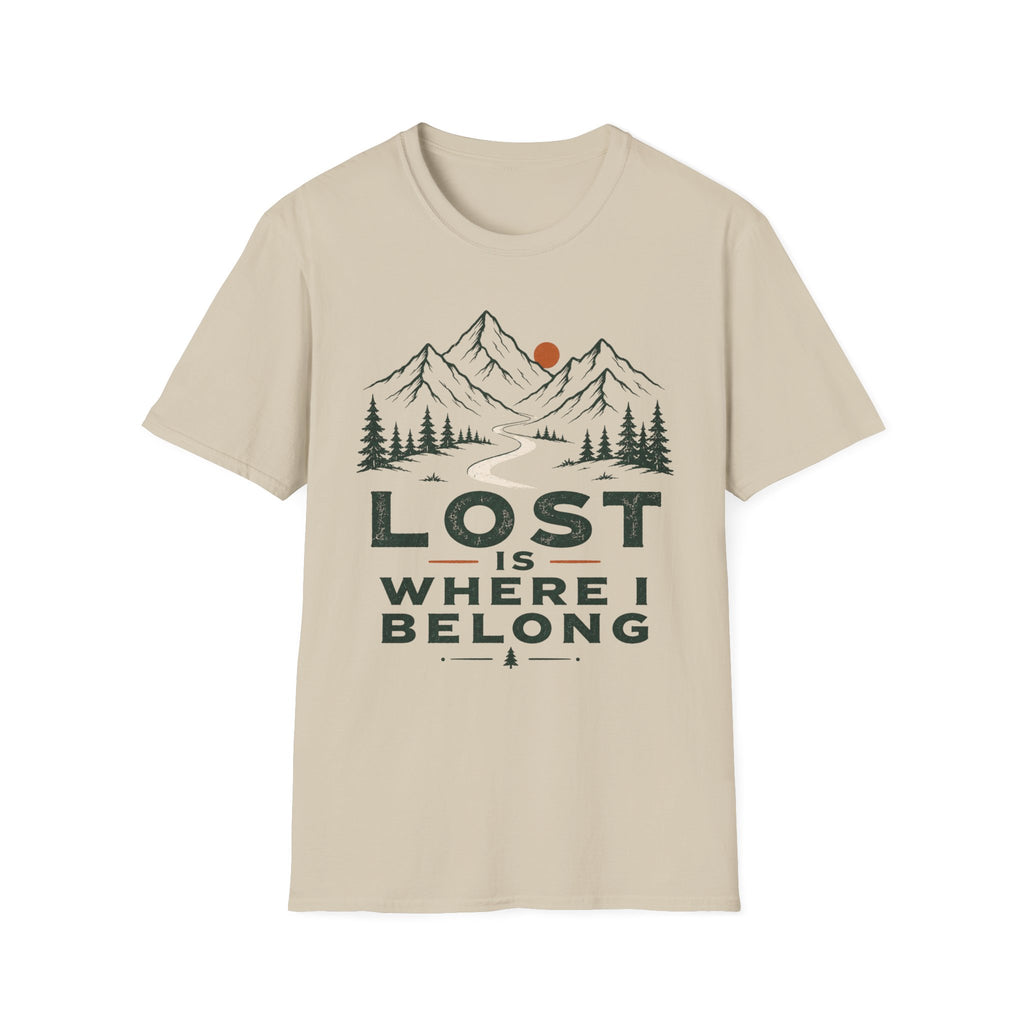 Lost Is Where I Belong Mountain Tee