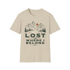 Lost Is Where I Belong Mountain Tee