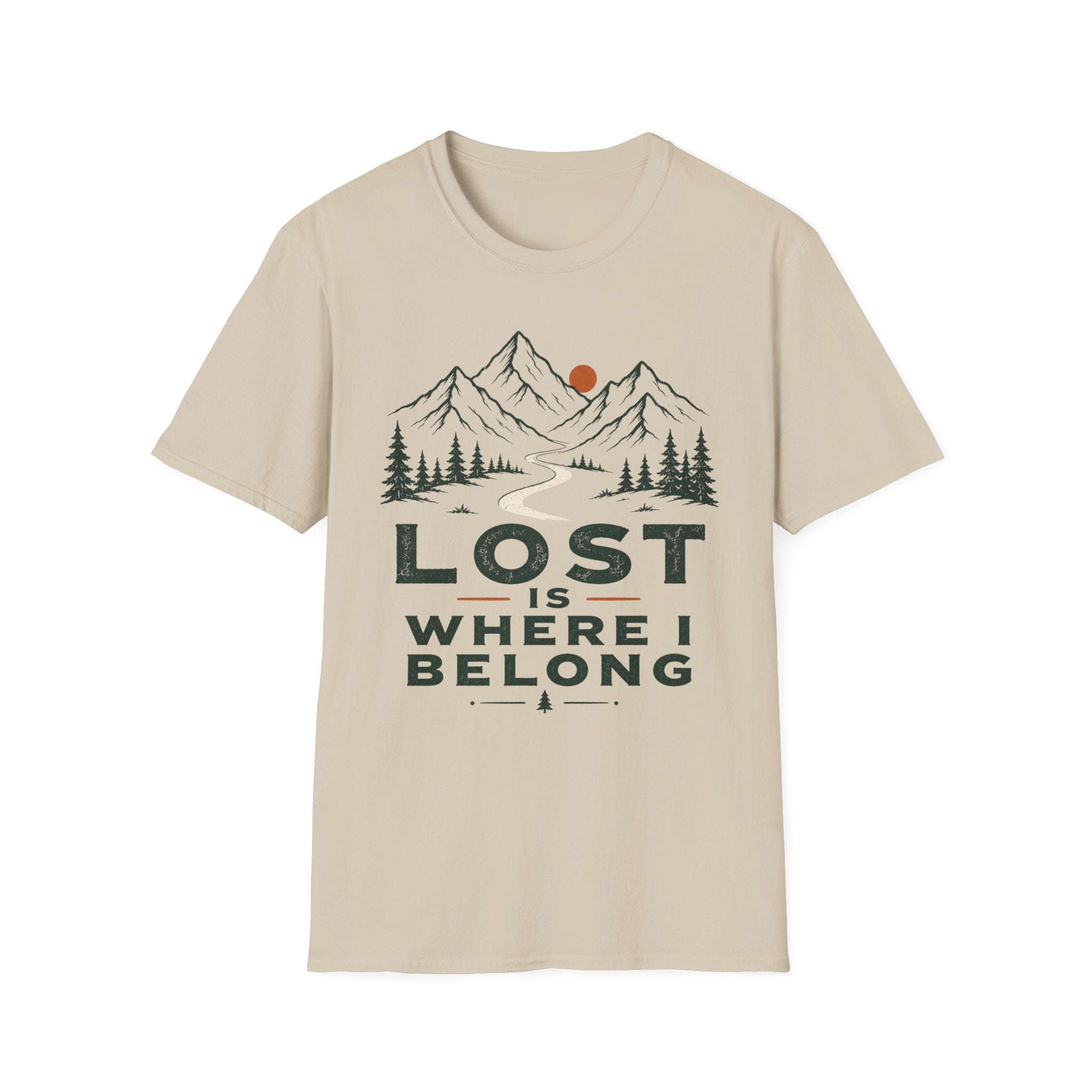 Lost Is Where I Belong Mountain Tee