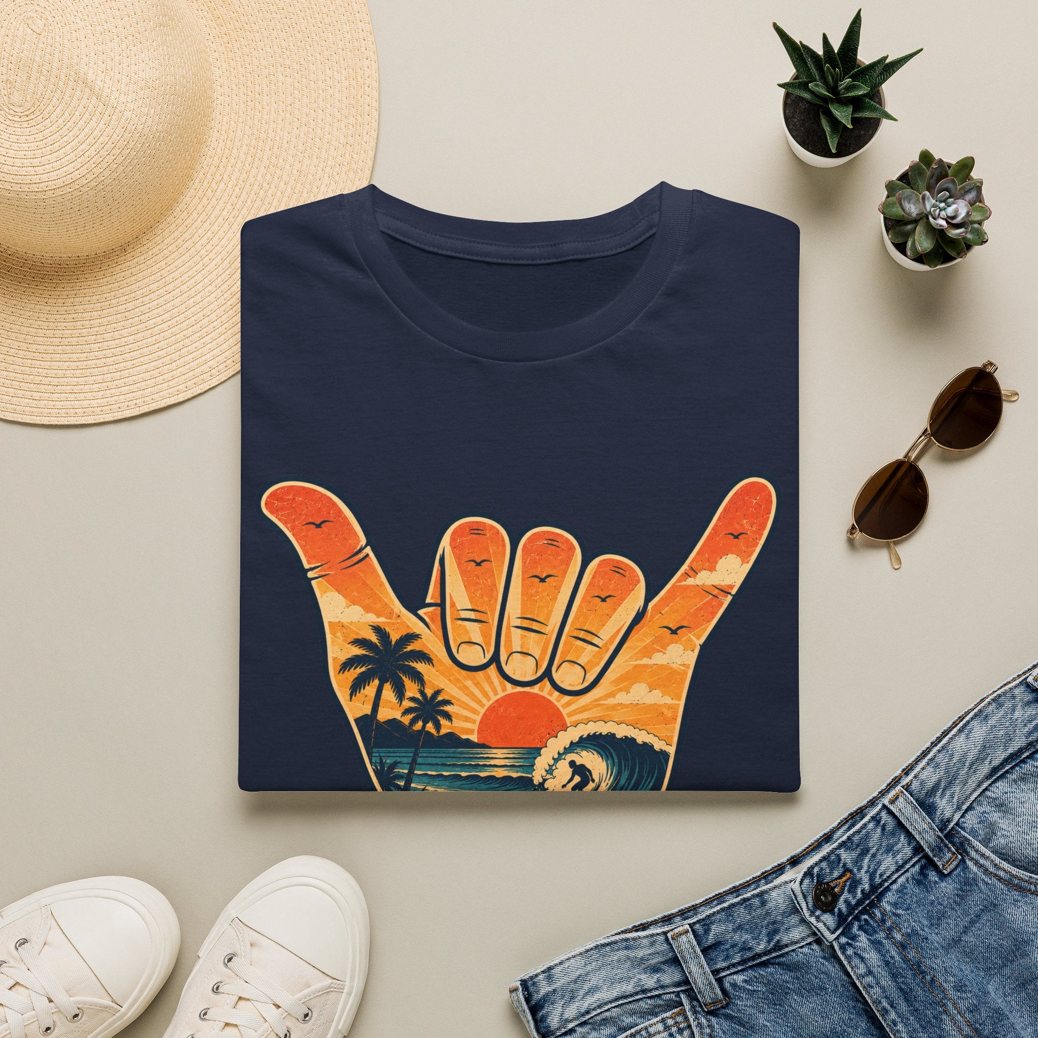 Hang Loose Sunset Surf Tee