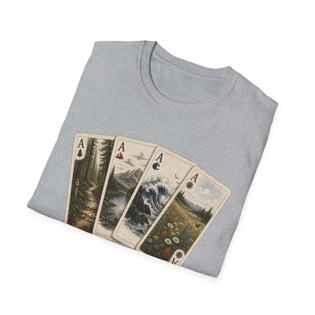 Aces of Adventure Playing Cards Tee