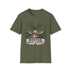 Rooted Wild Strong Moose Yoga Tee