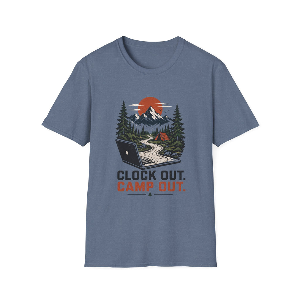 Clock Out, Camp Out Tee