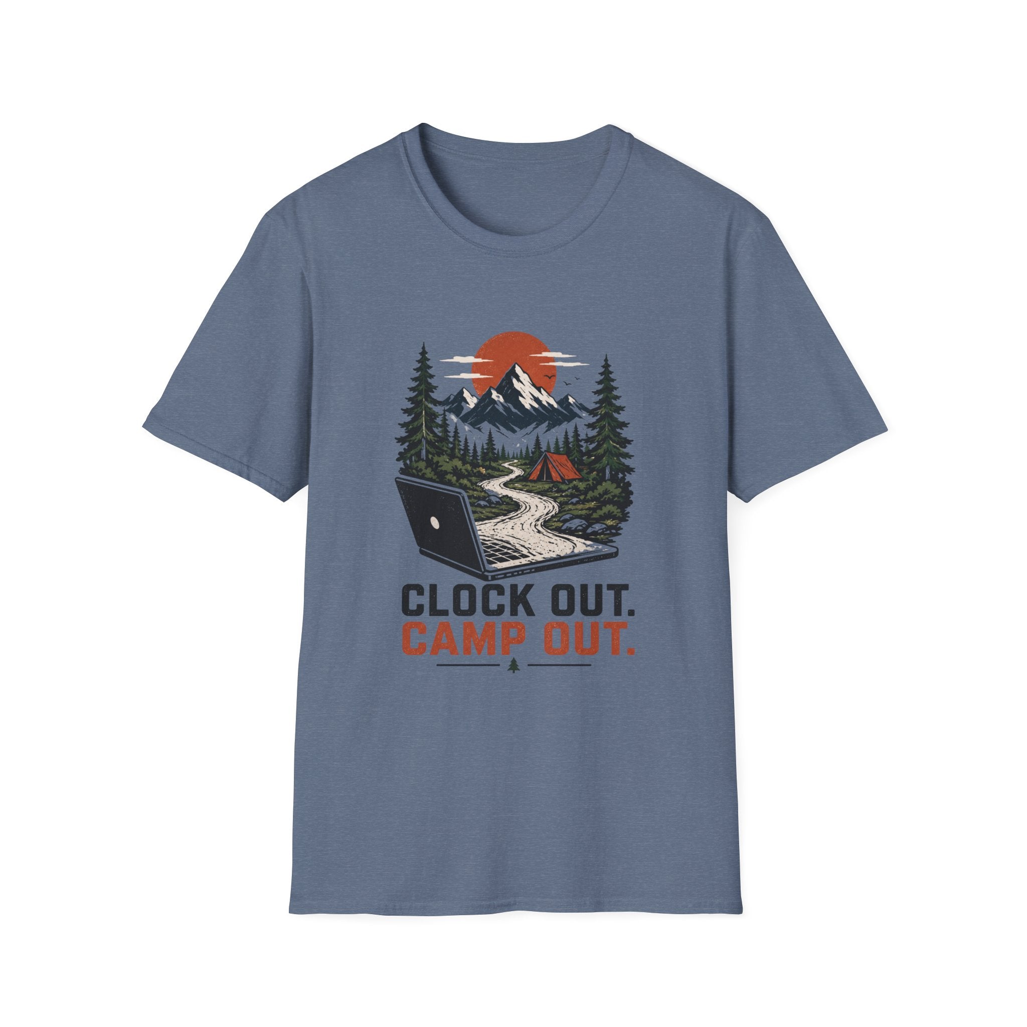Clock Out, Camp Out Tee