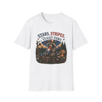 Stars, Stripes, and Sticky Paws Raccoon Tee