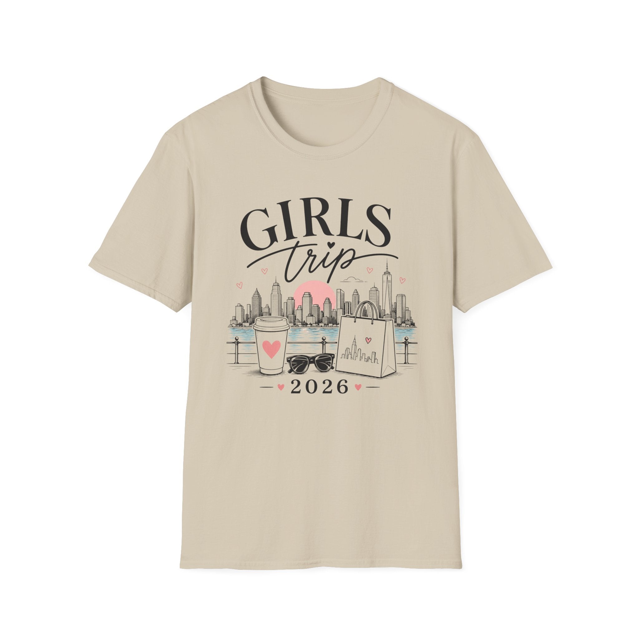 Girls Trip 2026 Shopping & Coffee Tee