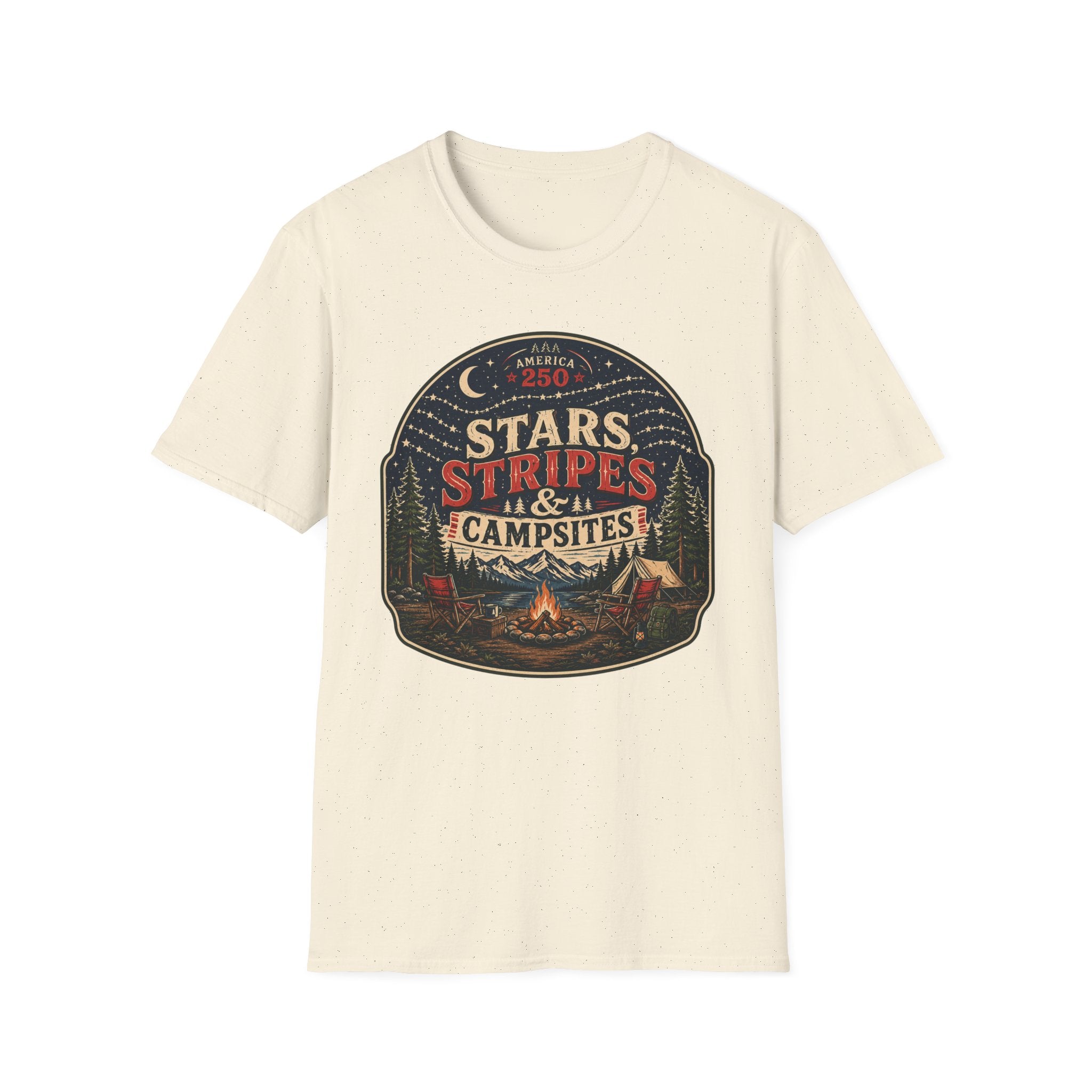 Stars, Stripes and Campsites Tee