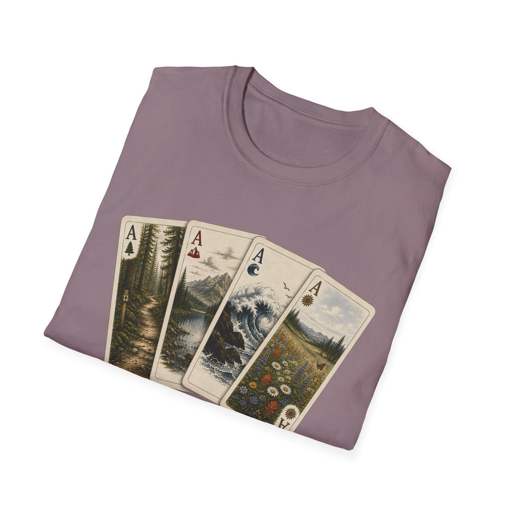 Aces of Adventure Playing Cards Tee