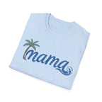 Coastal Mama Palm Tree & Wave Tee