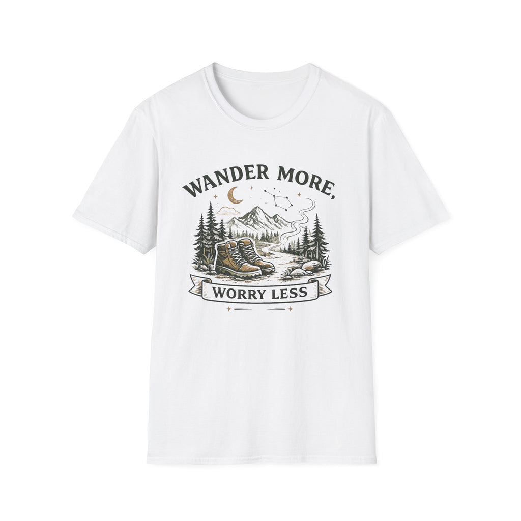 Wander More, Worry Less Tee