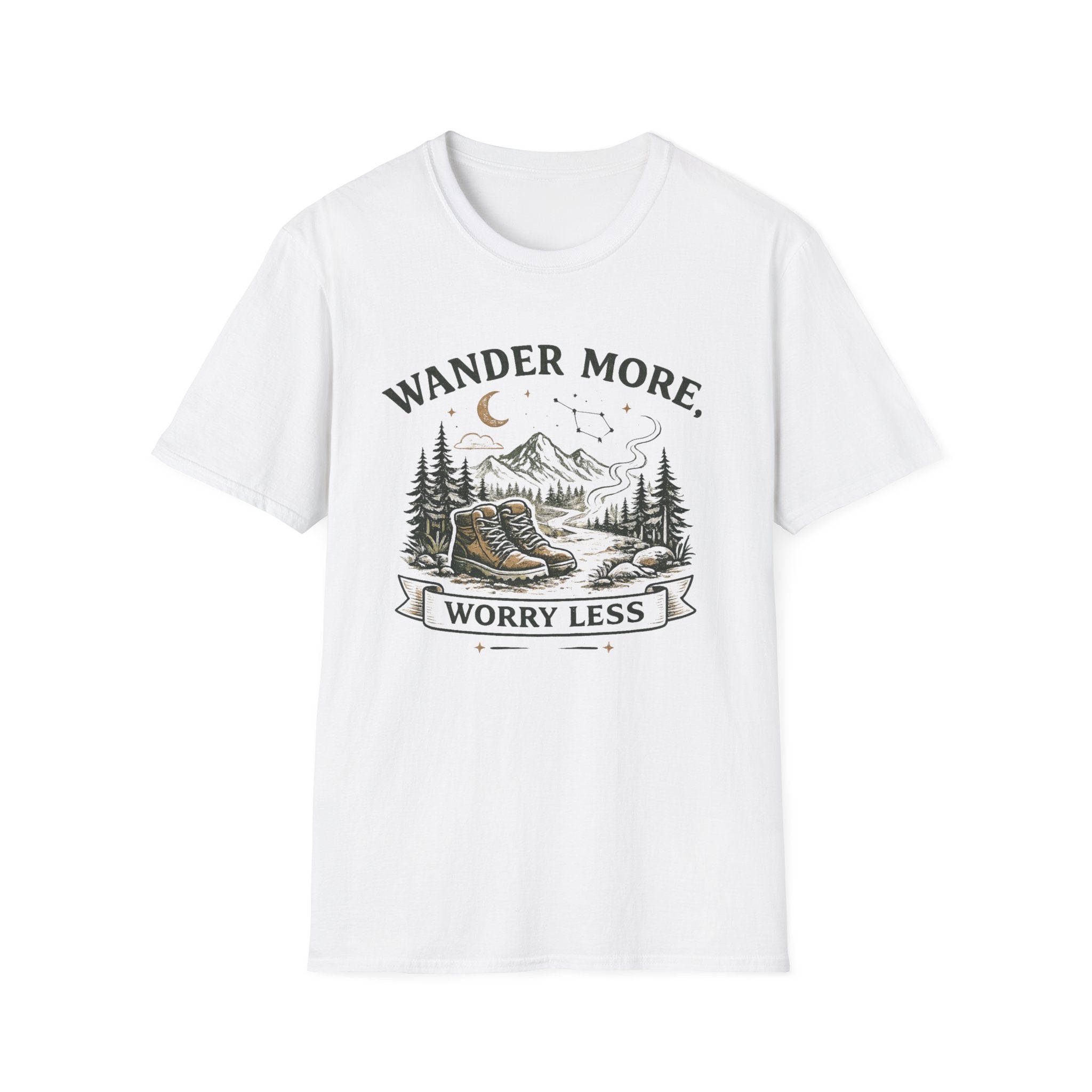 Wander More, Worry Less Tee