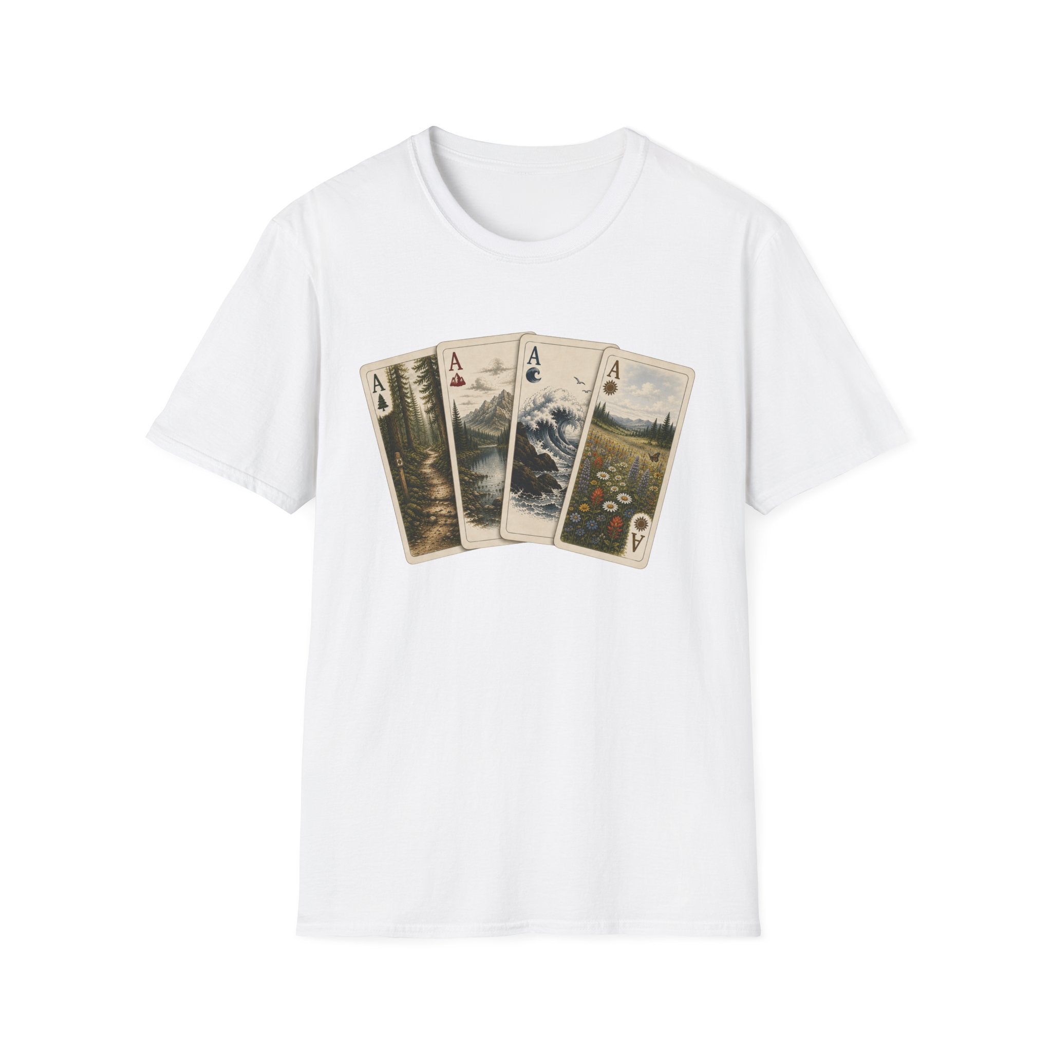 Aces of Adventure Playing Cards Tee