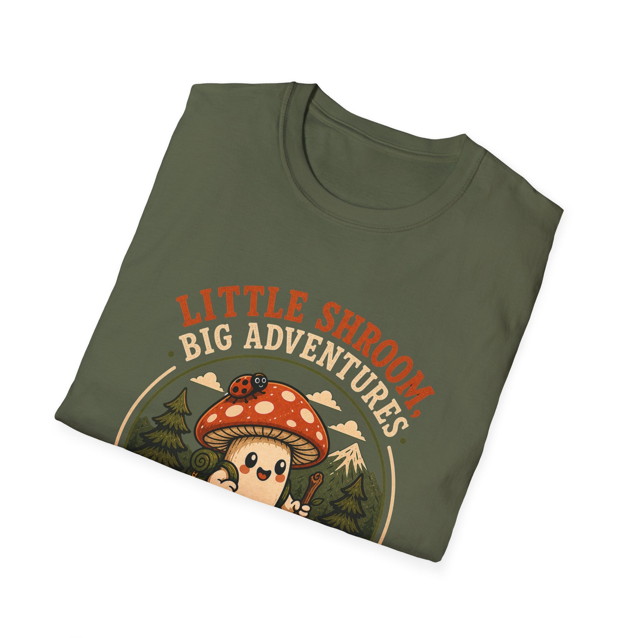 Little Shroom, Big Adventures Mushroom Tee