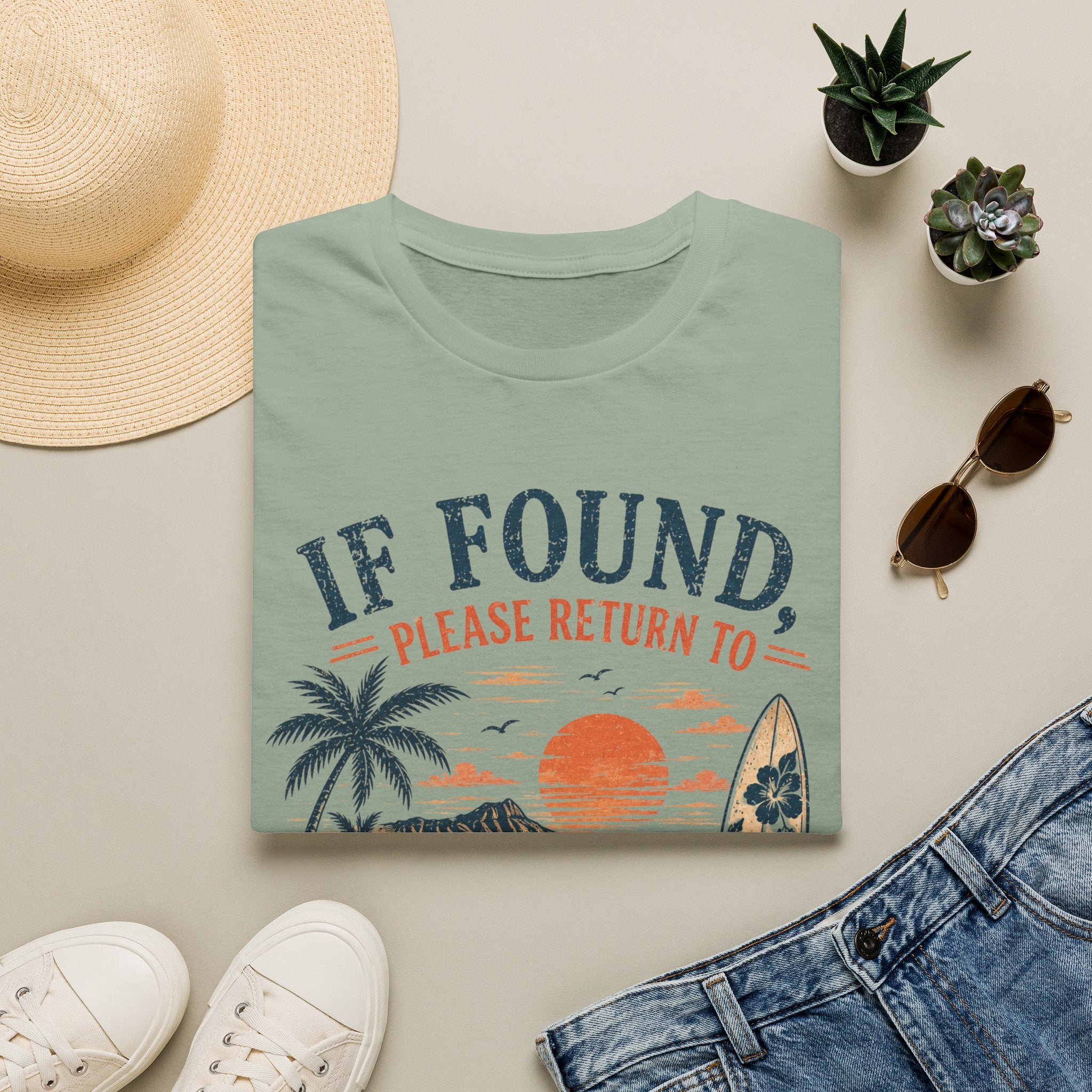 If Found Please Return To Hawaii Tee