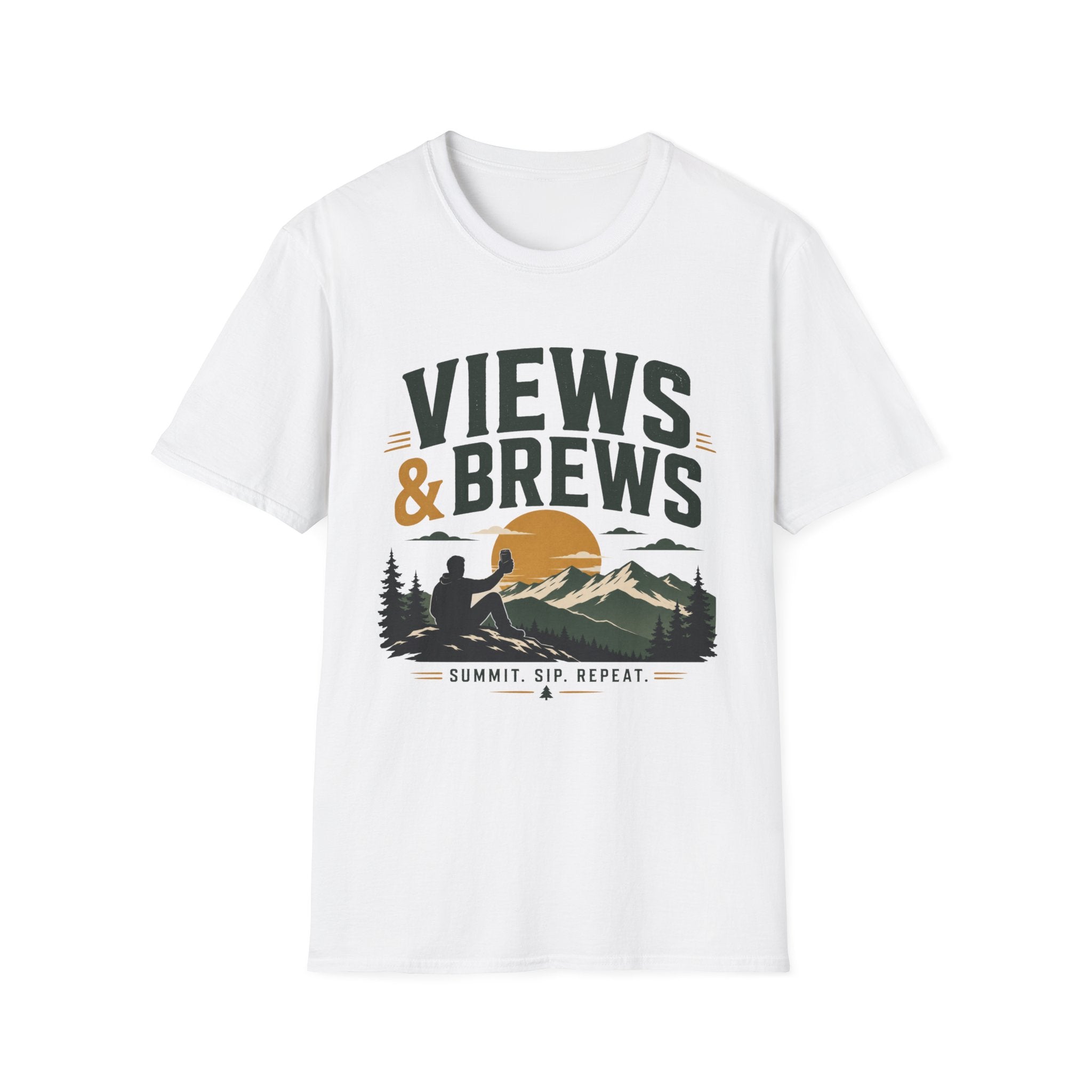 Views & Brews Men's Hiking Tee