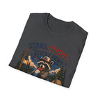 Stars, Stripes, and Sticky Paws Raccoon Tee