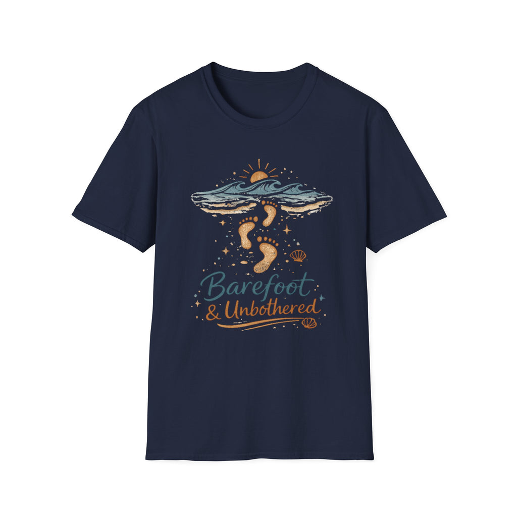 Barefoot & Unbothered Beach Vibes Tee