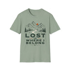 Lost Is Where I Belong Mountain Tee