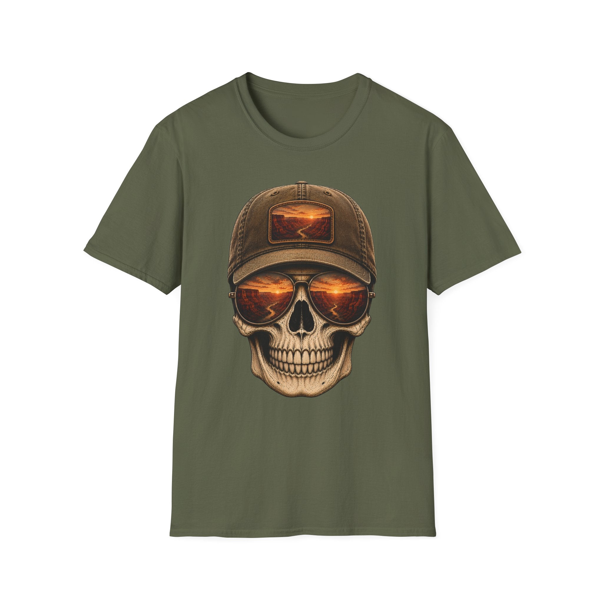Canyon Sunset Skull Tee