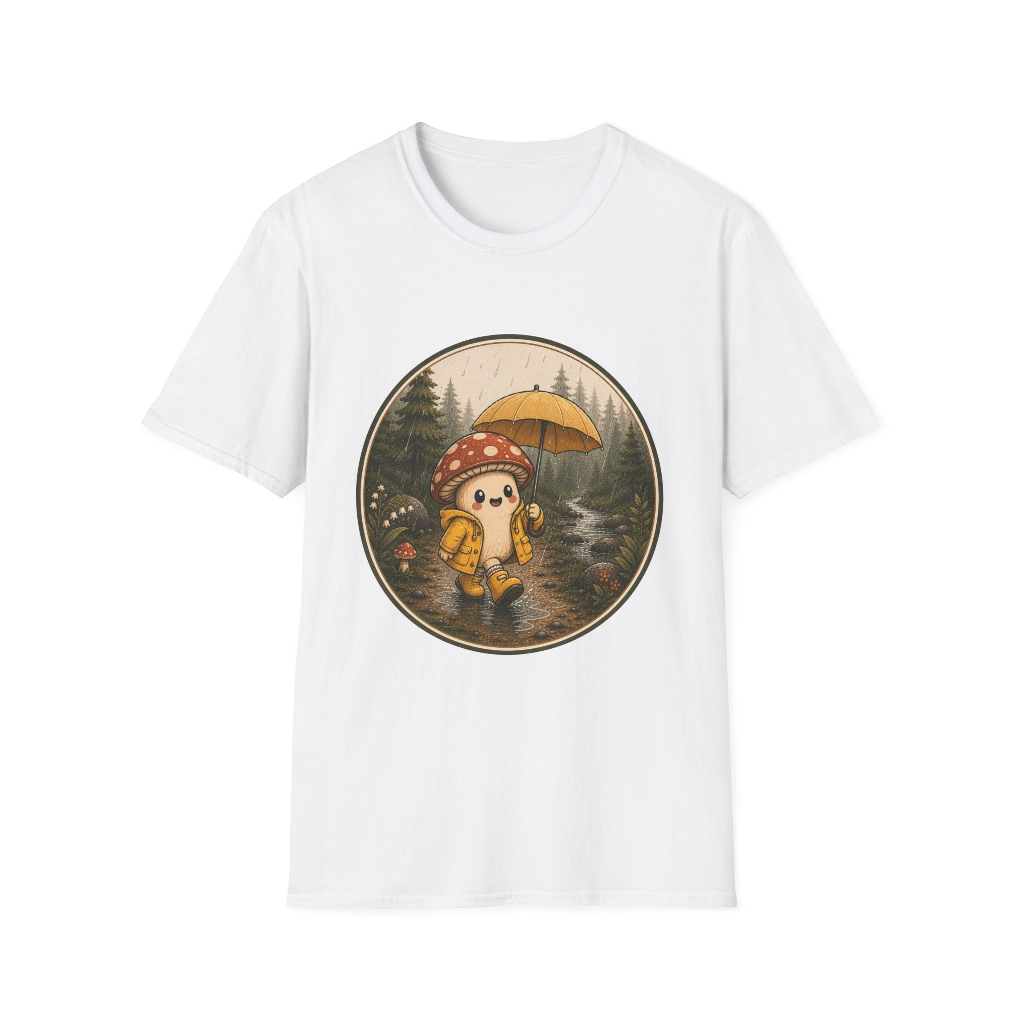 Rainy Day Wanderer Mushroom Tee
