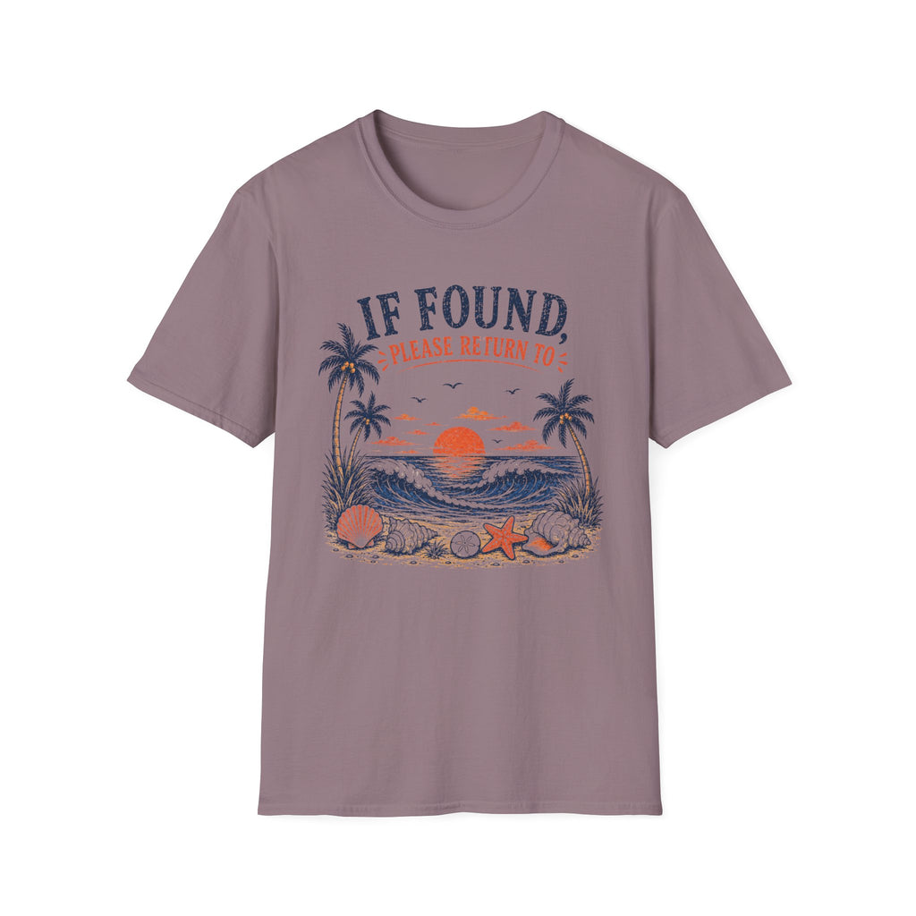 If Found Please Return To Beach Tee