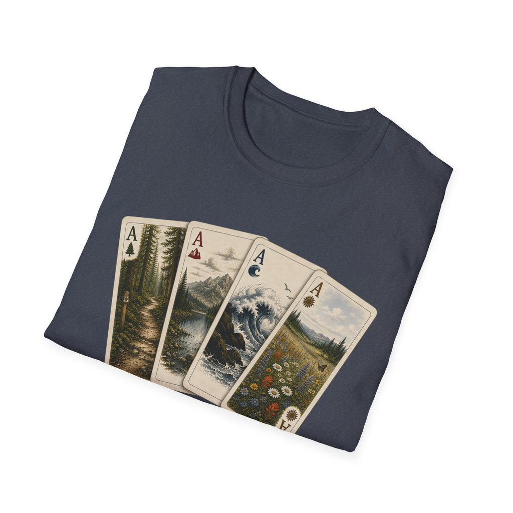 Aces of Adventure Playing Cards Tee