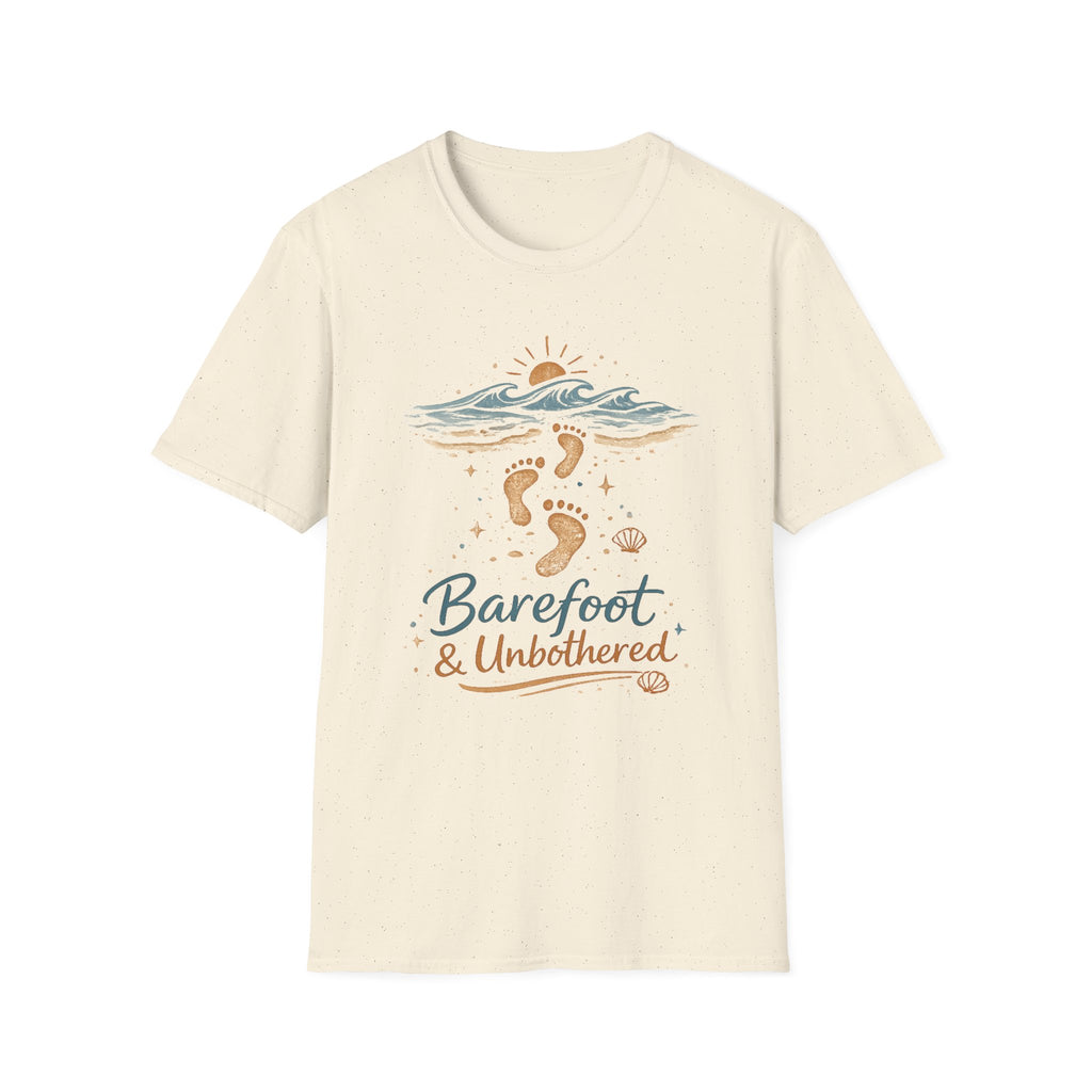 Barefoot & Unbothered Beach Vibes Tee