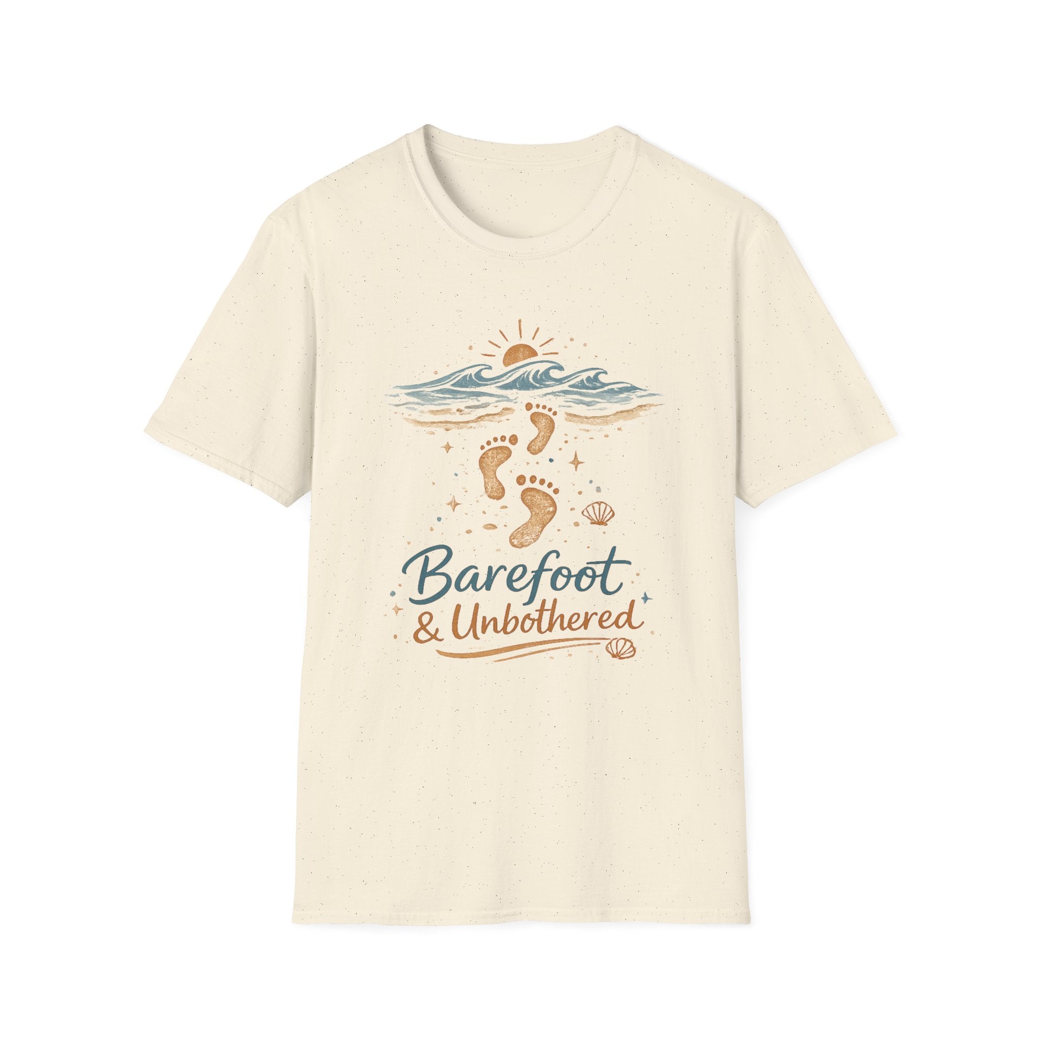 Barefoot & Unbothered Beach Vibes Tee