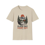 Clock Out, Camp Out Tee