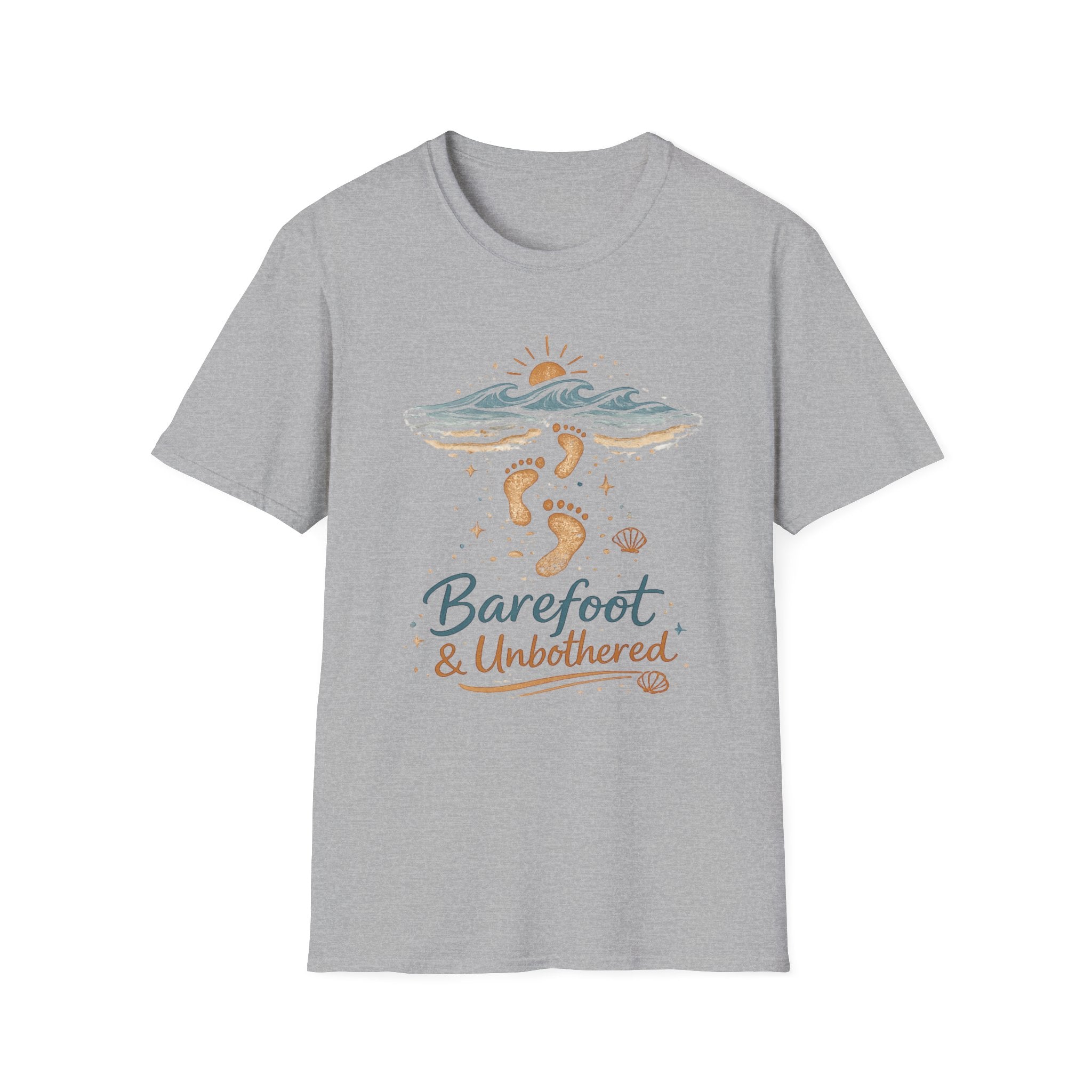 Barefoot & Unbothered Beach Vibes Tee