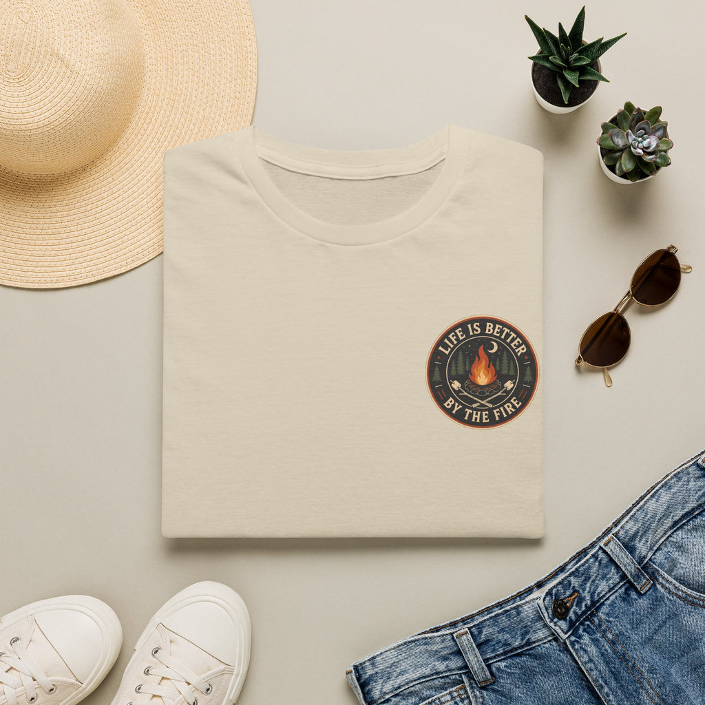 Life is Better by the Fire Pocket Tee