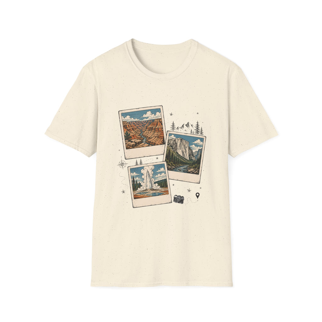 Adventure Travel Collage Tee