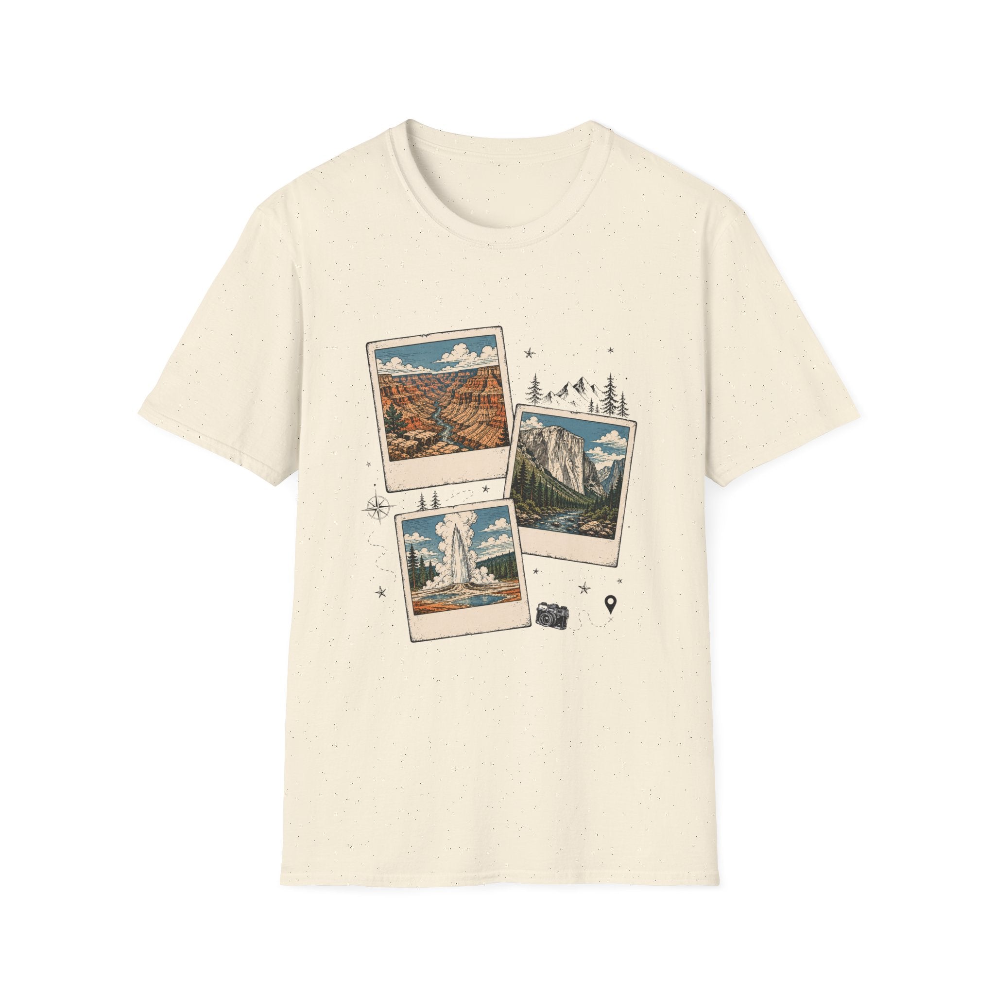 Adventure Travel Collage Tee