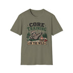 Core Training Raccoon Workout Tee