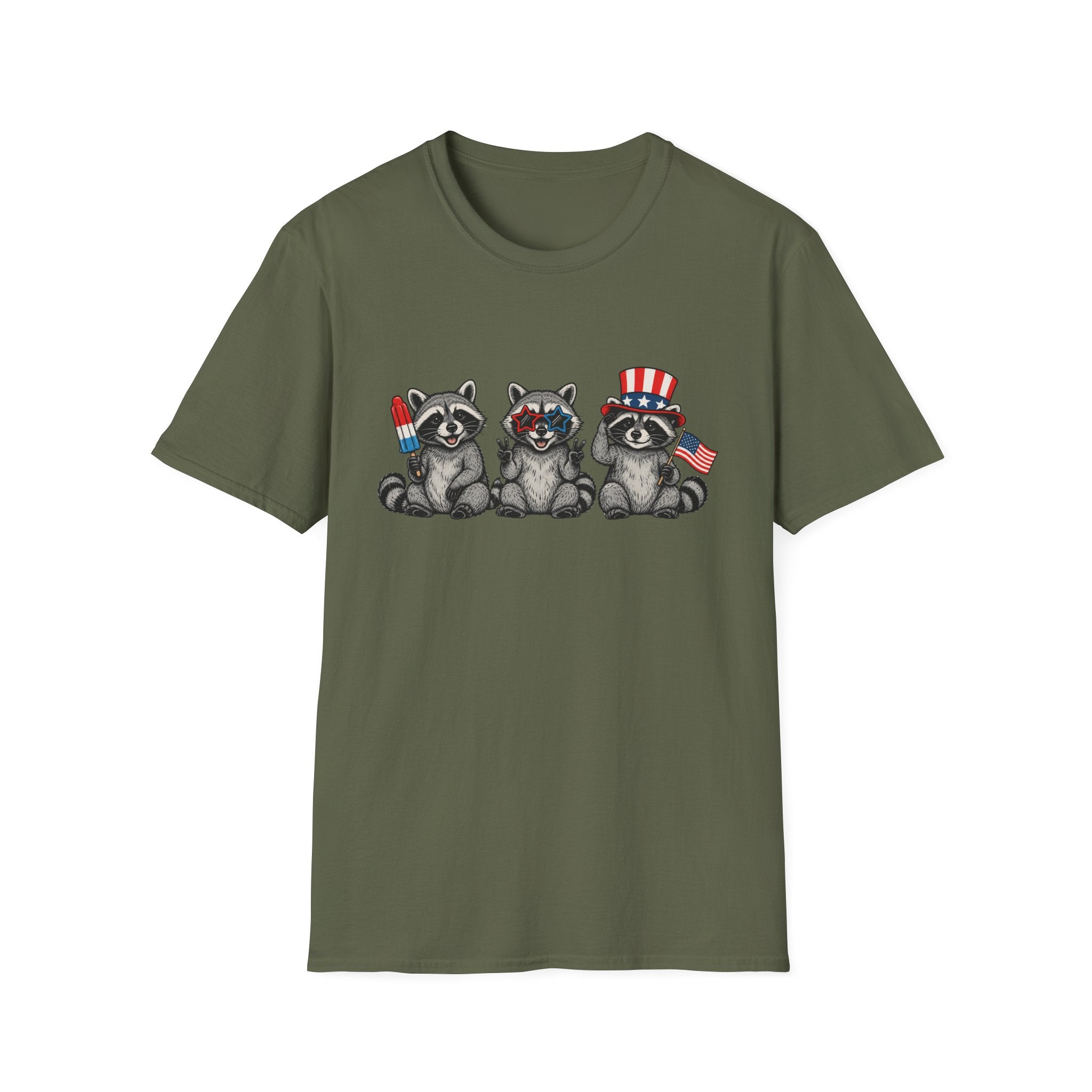 Feral and Free Raccoon Tee