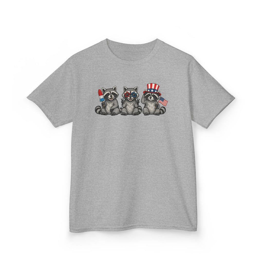 Feral and Free Raccoon Kids Tee