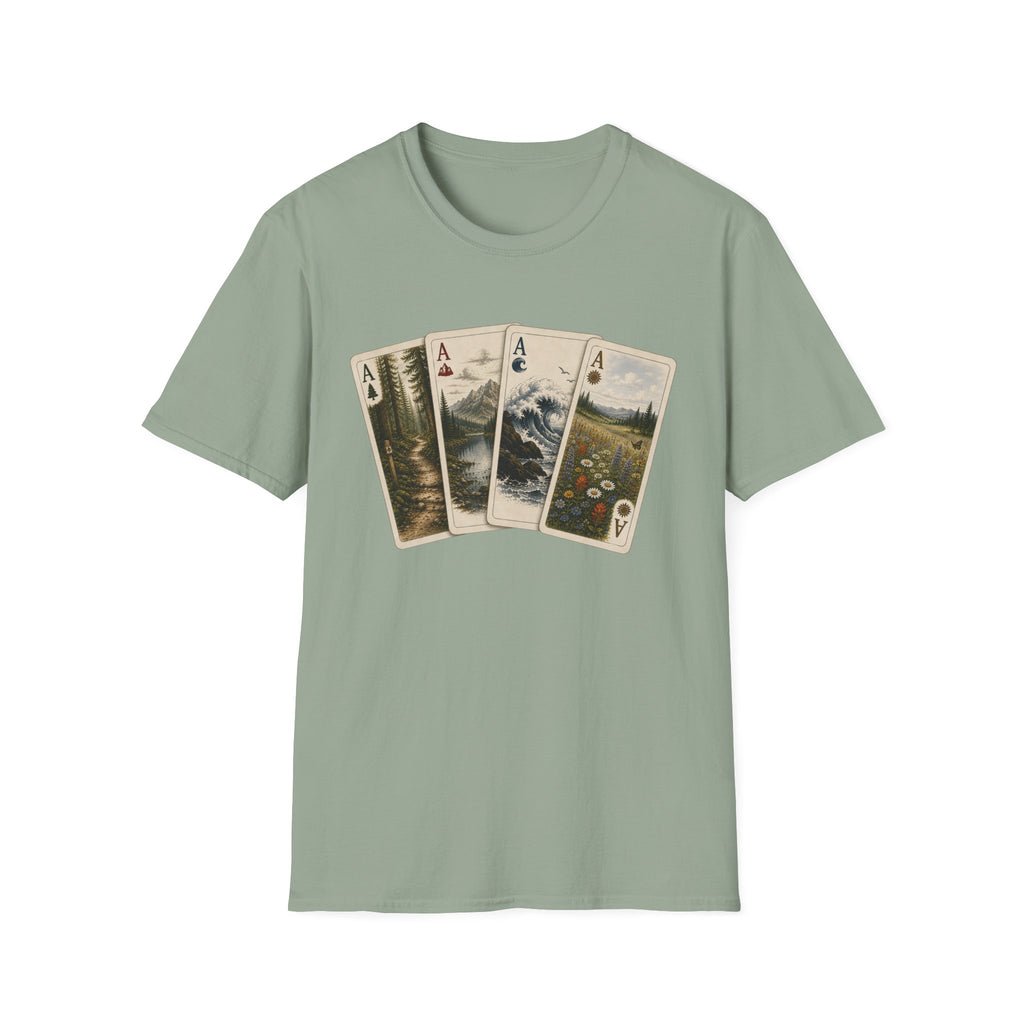 Aces of Adventure Playing Cards Tee