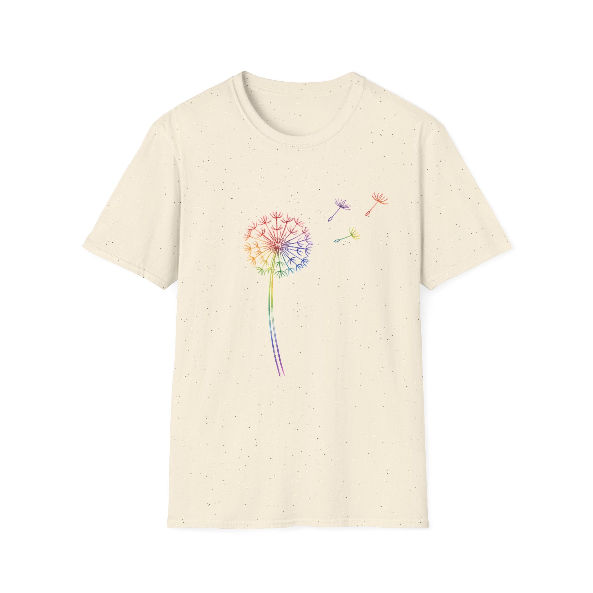 Rainbow Wishes Dandelion Tee