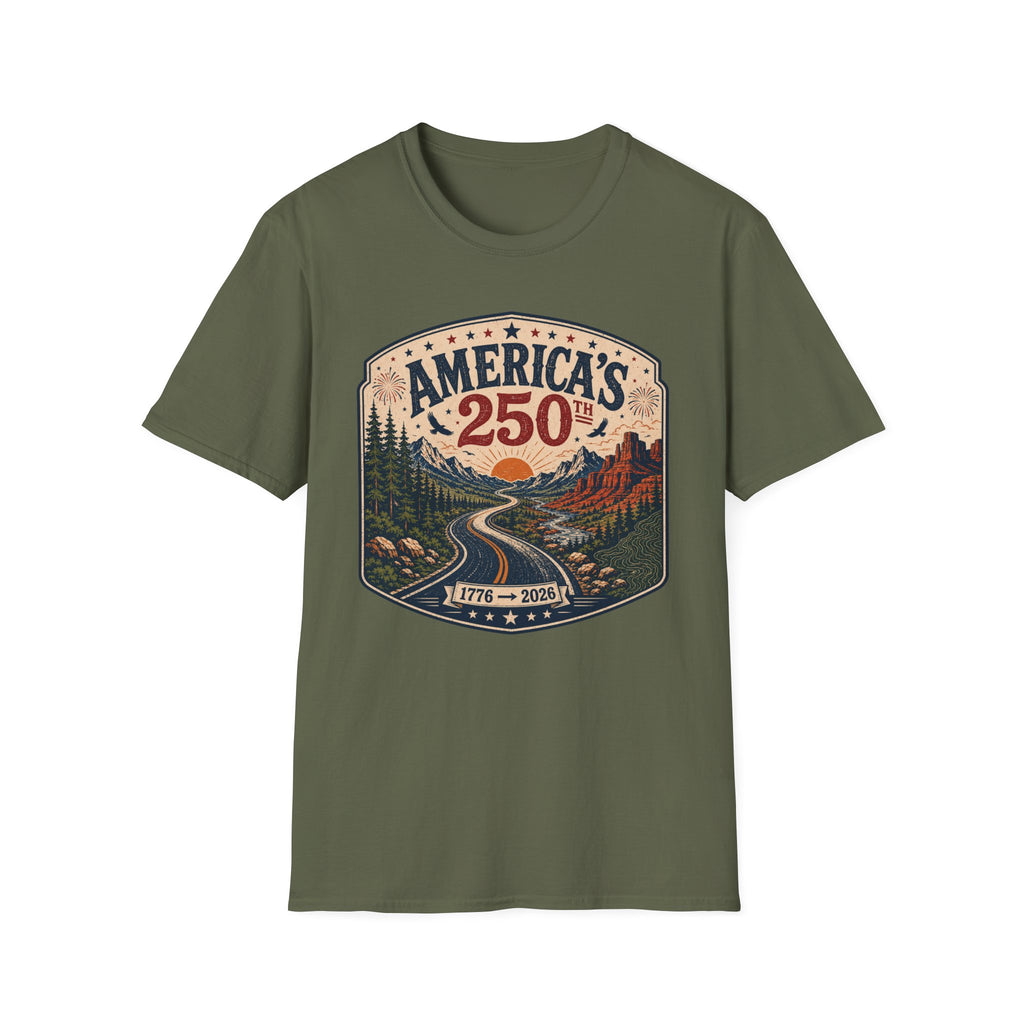 America’s 250th Take the Scenic Route Tee