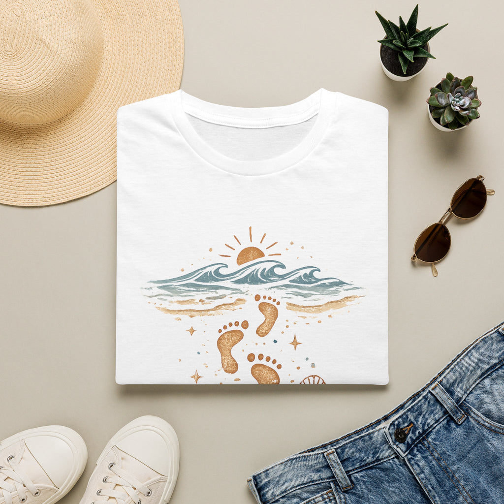 Barefoot & Unbothered Beach Vibes Tee