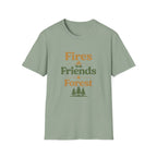 Fires, Friends & Forest Tee