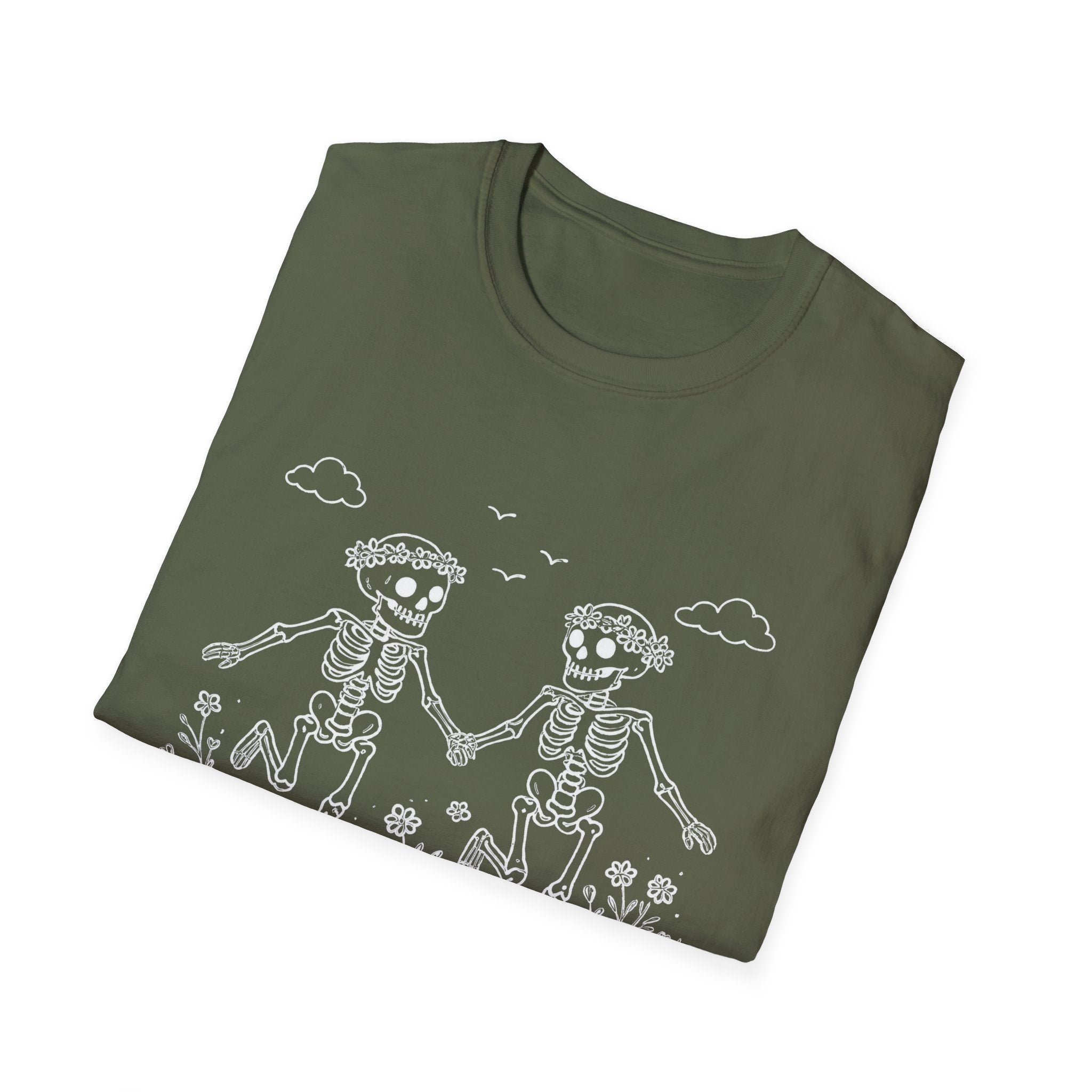 Dancing Skeleton Wildflower Tee