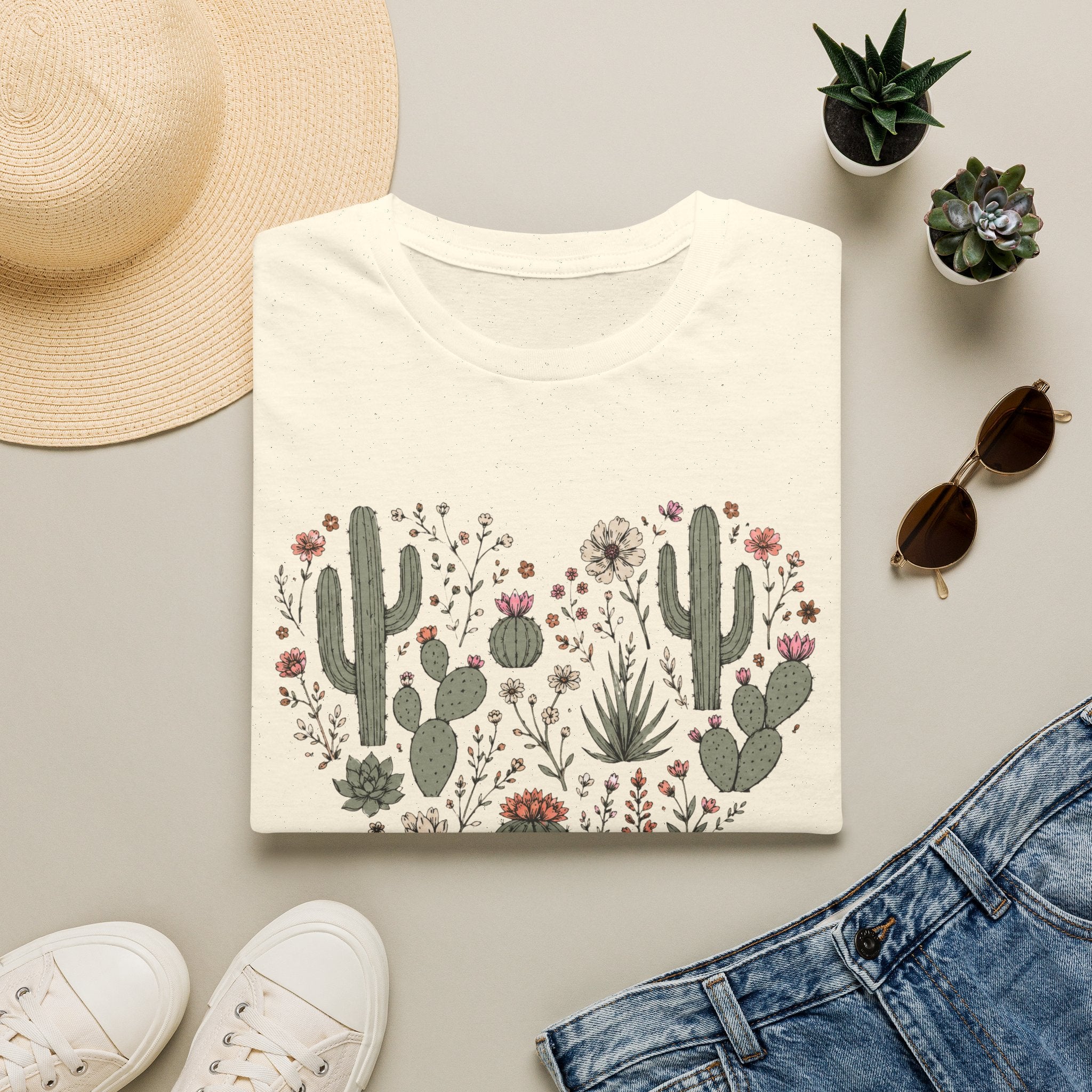 Southwest Soul Botanical Heart Tee