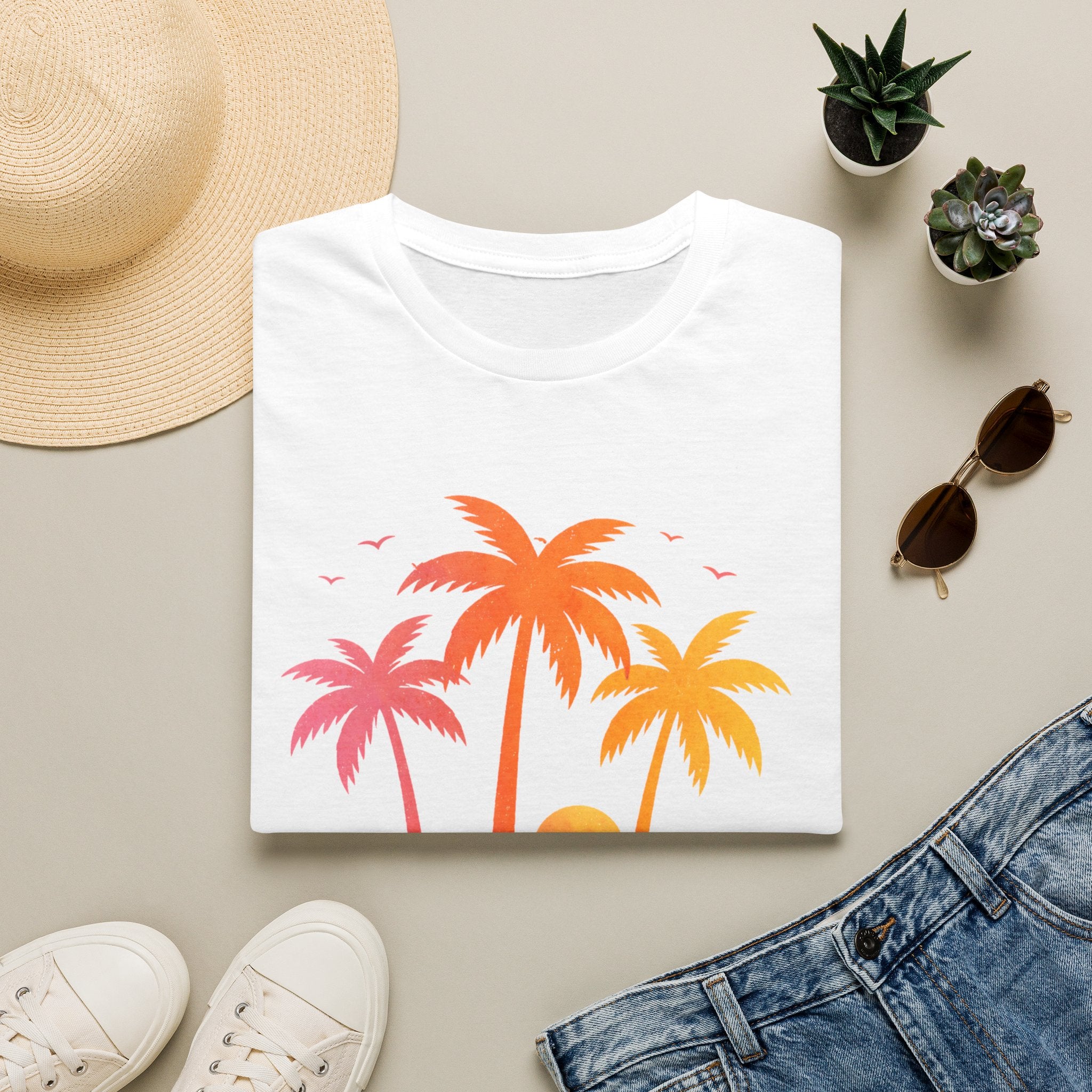 Golden Hour Palms Tee