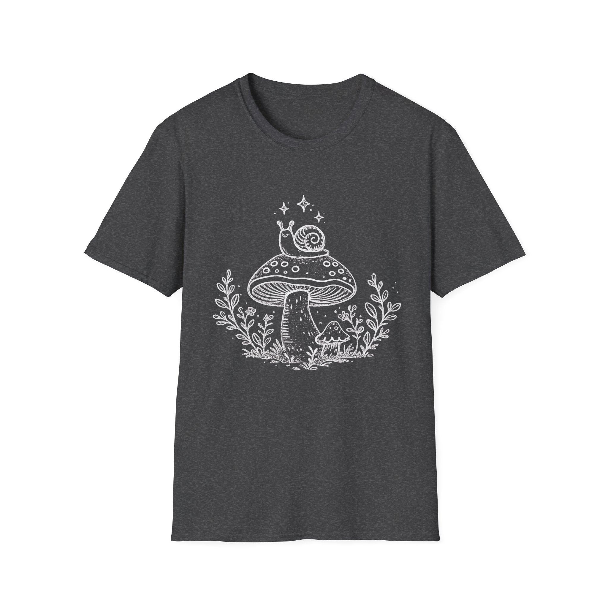 Cozy Snail Mushroom Tee