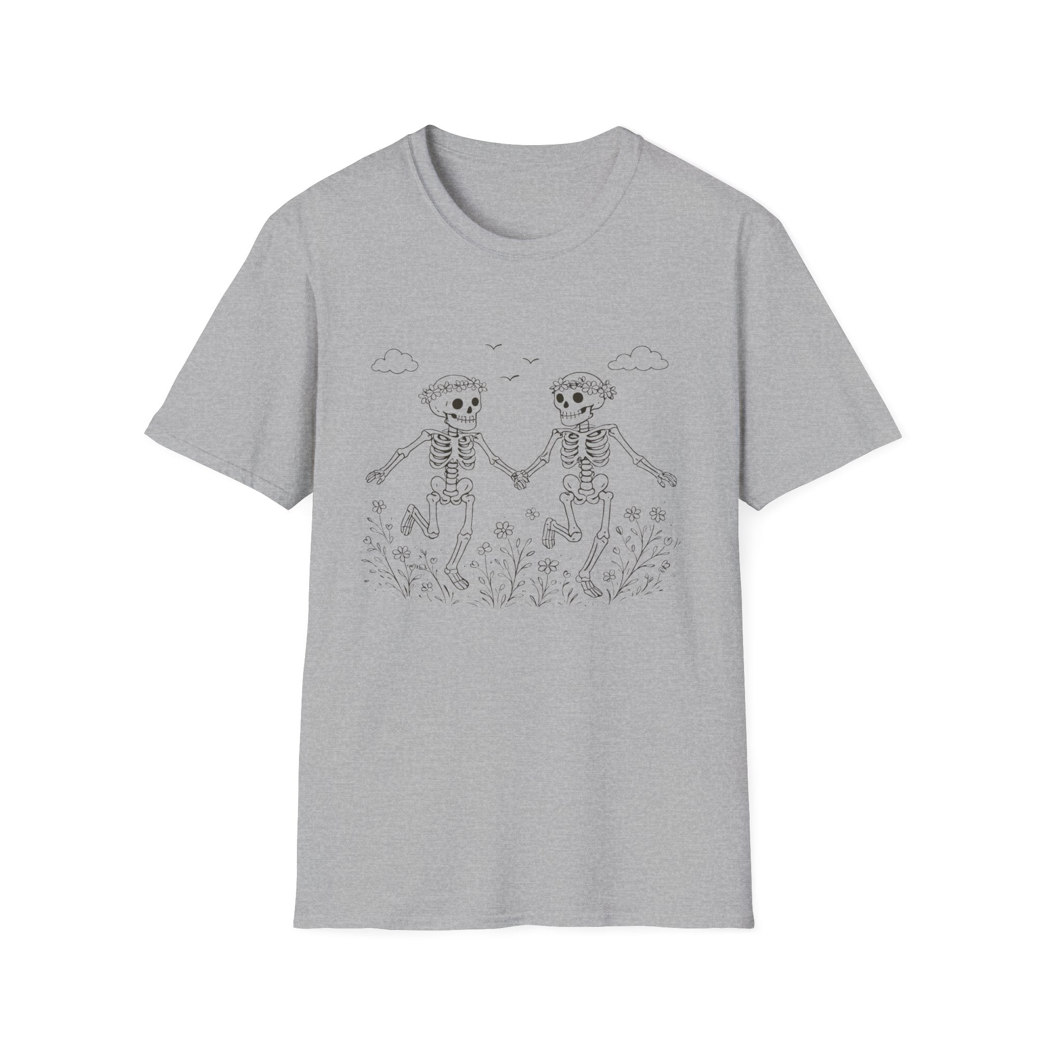 Dancing Skeleton Wildflower Tee