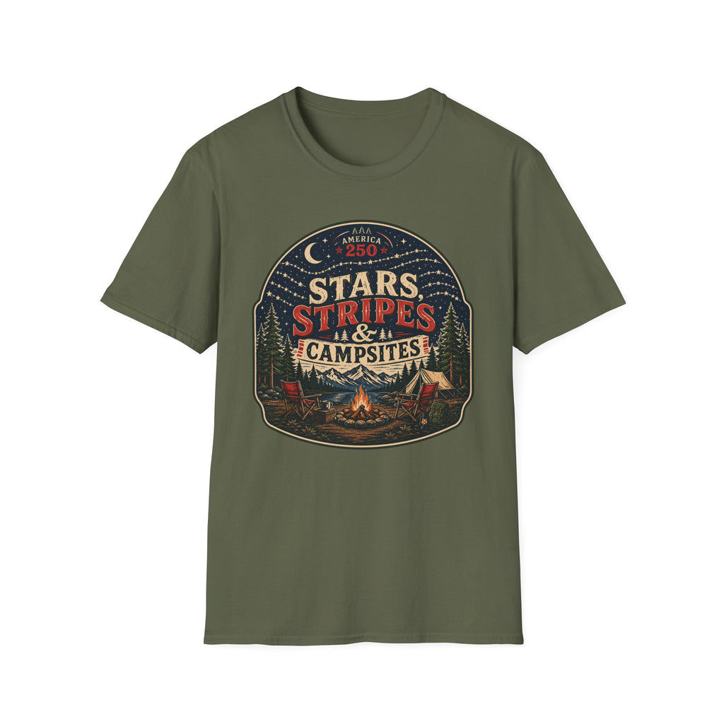 Stars, Stripes and Campsites Tee