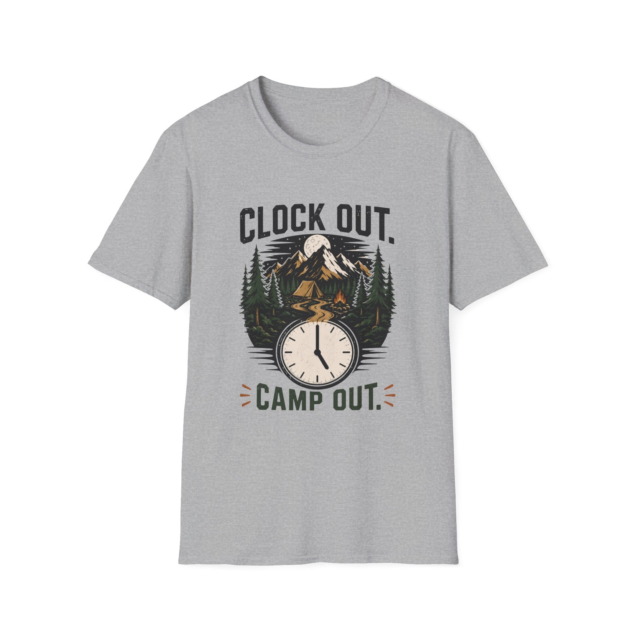 Clock Out Camping Tee